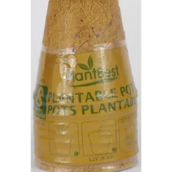 Planters Pride Biodegradable Coconut Fiber Peat Pot 3.25 x 3 x 9 in.