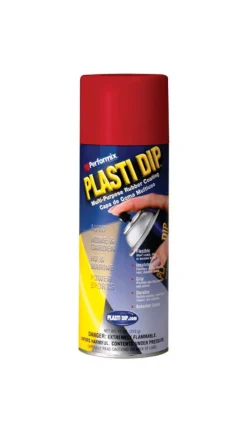 Plasti Dip Flat/Matte Red UV-Resistant Multi-Purpose Rubber Coating 11 oz. for Most Surfaces