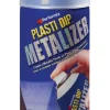 Plasti Dip Metalizer Flat/Matte Silver 5 to 10 sq. ft. Coverage Multi-Purpose Rubber Coating 11 oz.
