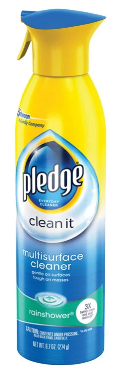 Pledge 72416 9.7 Oz Rainshower Scent Multi Surface Spray Cleaner (Pack Of 6)