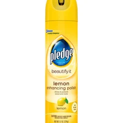 Pledge Sc Johnson Lemon Furniture Polish Spray 9.7 oz. (Pack of 12)