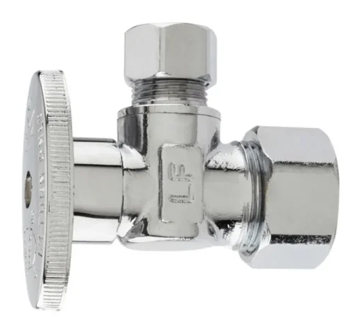 Plumb Pak 5/8 in. Compression in. X 3/8 in. Compression Brass Angle Valve