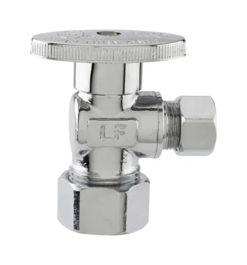 Plumb Pak 5/8 in. Compression X 3/8 in. Compression Brass Angle Valve