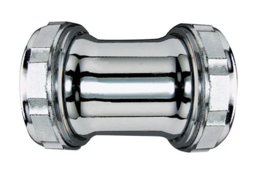 Plumb Pak 1-1/2 in. D Brass Straight Extension Coupling