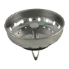 Plumb Pak 3-1/2 in. D Brushed Silver Stainless Steel Strainer Basket