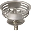 Plumb Pak 3-1/2 in. D Silver Stainless Steel Strainer Basket