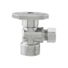 Plumb Pak 1/2 in. FIP in. X 3/8 in. Compression Brass Angle Valve