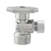 Plumb Pak 1/2 in. FIP X 3/8 in. Compression Brass Angle Valve