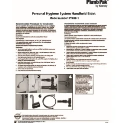 Plumb Pak Silver Bidet