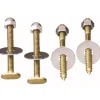 Plumb Pak Toilet Bolt and Screw Set Chrome Plated Brass