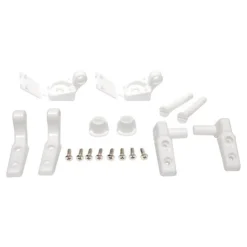 Plumb Pak Toilet Seat Hinge White Plastic For Universal