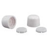 Plumb Pak Toilet Tank Bolt Caps White Plastic For Universal