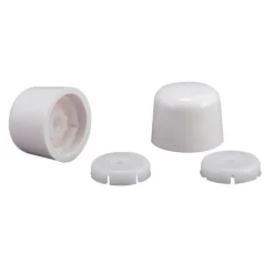 Plumb Pak Toilet Tank Bolt Caps White Plastic For Universal