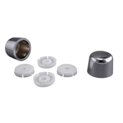 Plumb Pak Toilet Tank Bolt Caps Chrome Plated Plastic For Universal