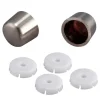 Plumb Pak Toilet Tank Bolt Caps Brushed Plastic For Universal