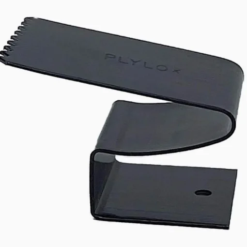 Plylox Painted Black Spring Steel Window Clip 20 pk