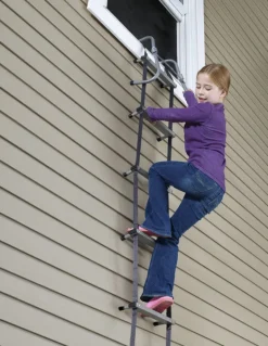 Portable Fire Escape Ladder, 2-Story, 14-Ft.