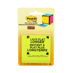 Post it F330-6CUBERFIL 3" X 3" Full Stick Post-it® Notes Assorted Colors (Pack of 6)