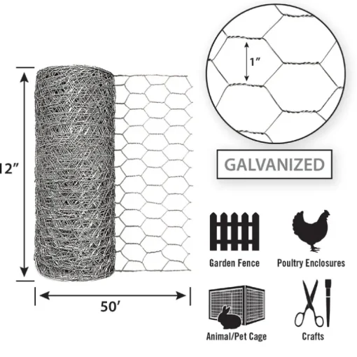 POULTRY NETTING 12"X50'