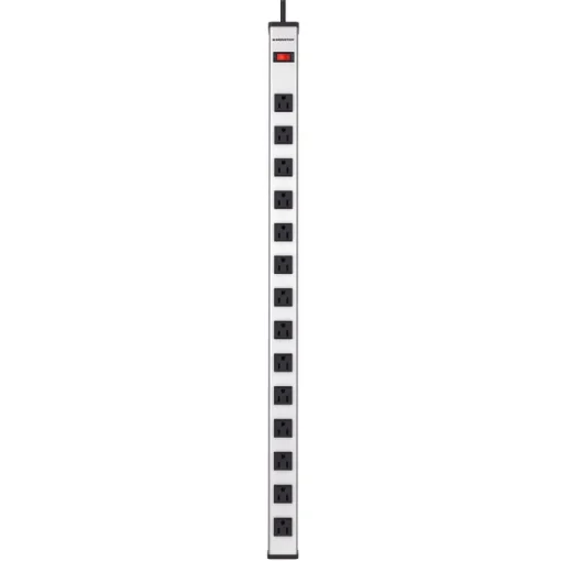 POWER STRIP 14OUT SLVR
