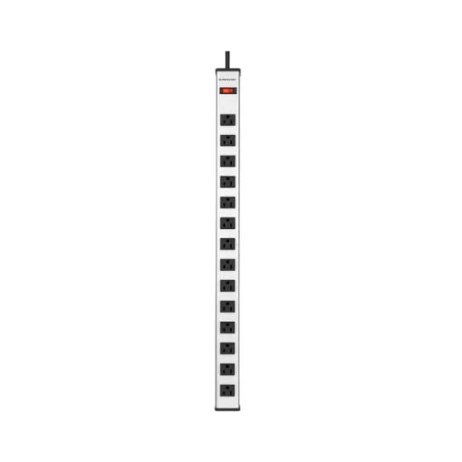 POWER STRIP 14OUT SLVR