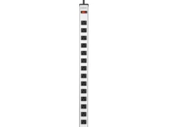 POWER STRIP 14OUT SLVR