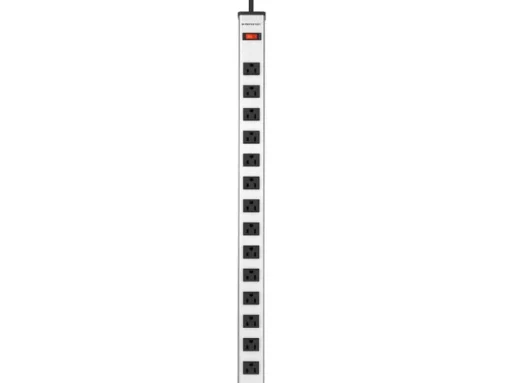 POWER STRIP 14OUT SLVR
