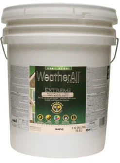 Premium Extreme Exterior Paint/Primer In One, WAESGN, Semi-Gloss, Neutral Base, Gallon (Pack of 4)