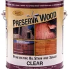 Preserva Wood Clear Penetrating Oil Stain and Sealant, 1 gal. (Pack of 4)
