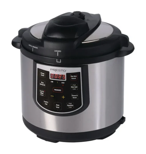 Presto Aluminum Pressure Cooker 6 qt Silver