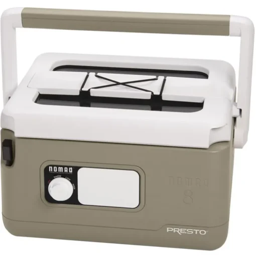 Presto Nomad Brown Plastic Slow Cooker with Swing-Up Handle 8 qt. Capacity, 250W 120V