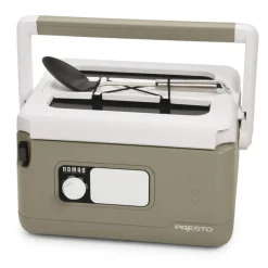 Presto Nomad Brown Plastic Slow Cooker with Swing-Up Handle 8 qt. Capacity, 250W 120V