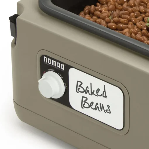 Presto Nomad Brown Plastic Slow Cooker with Swing-Up Handle 8 qt. Capacity, 250W 120V