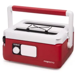 Presto Nomad Red Plastic 250W Slow Cooker 6 qt. Capacity (Pack of 2)