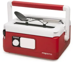 Presto Nomad Red Plastic 250W Slow Cooker 6 qt. Capacity (Pack of 2)