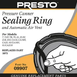 Presto Rubber Dishwasher Safe Pressure Cooker Sealing Ring 21 qt. Capacity