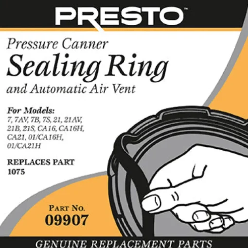 Presto Rubber Dishwasher Safe Pressure Cooker Sealing Ring 21 qt. Capacity