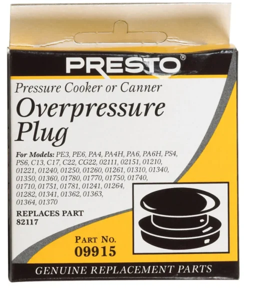 Presto Rubber Pressure Cooker/Canner Over Pressure Plug
