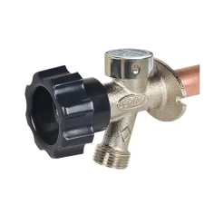 Prier 400 Series 1/2 in. MPT X 1/2 in. Sweat Anti-Siphon Brass Freezeless Wall Hydrant