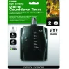 Prime Black 125V 1875W Outdoor 24 Hour Digital Countdown Timer with 2-Grounded Outlets