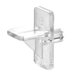 Prime Line Clear Plastic Shelf Support Peg 1/4 Dia. x 1.05 L x 1.8 W in. for Adjustable Shelving