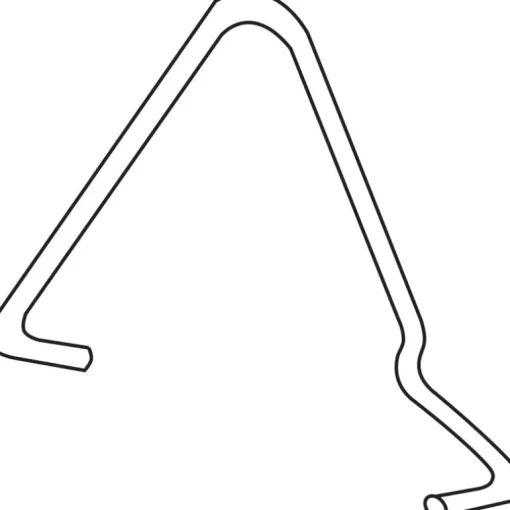 Prime Line Steel Sash Window Glazing Clip 4.3 L in.