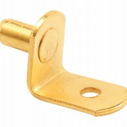 Prime Line U10168 1/4" 20 Lb Capacity Brass "L" Peg Shelf Support
