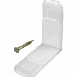 Prime Line White Plastic Side Mount Drawer Guide Side Saddle 1.06 H x 0.5 W in.