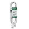 Prime Outdoor 12 ft. L White Extension Cord 16/3 SJTW