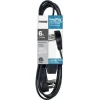 Prime SnugPlug Indoor 6 ft. L Black Extension Cord 16/3 SPT-2
