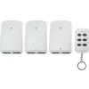 Prime White 15A Programmable Indoor Wireless Remote with Grounded Outlets