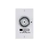 Prime White Indoor 24 Hour Mechanical Timer 15A 120V 2500W