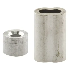 Prime-Line 1/4 in. D Aluminum Cable Ferrules and Stops