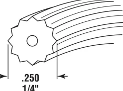 Prime-Line 0.25 in. D X 250 ft. L Screen Spline